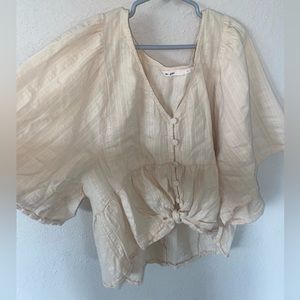 Beige Blouse